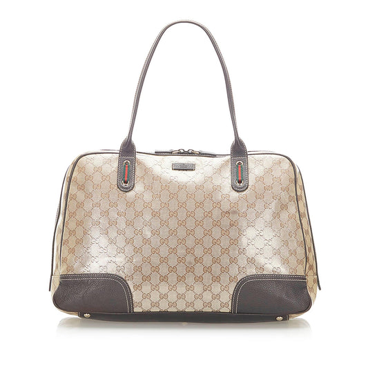 Gucci GG Crystal Web Princy Tote Bag (SHG-18665)