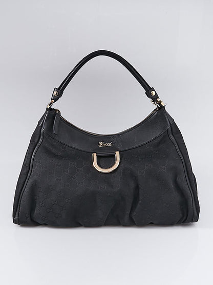 GUCCI GG Supreme Small D-Ring Hobo