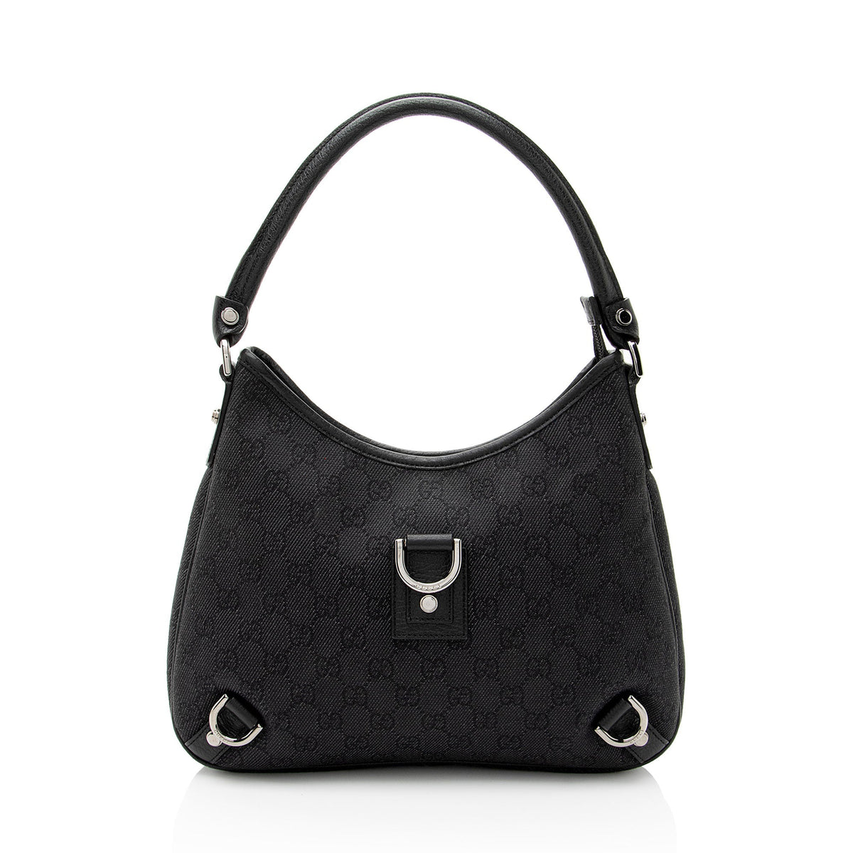 Gucci GG Denim Abbey Small Hobo