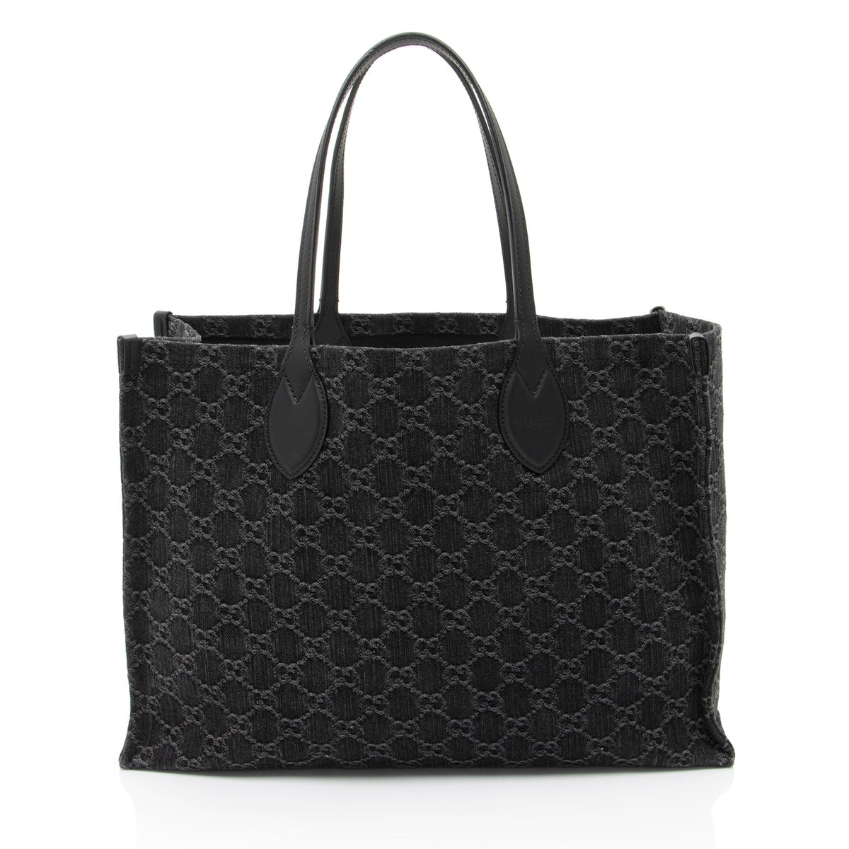 Gucci GG Denim Ophidia Large Tote