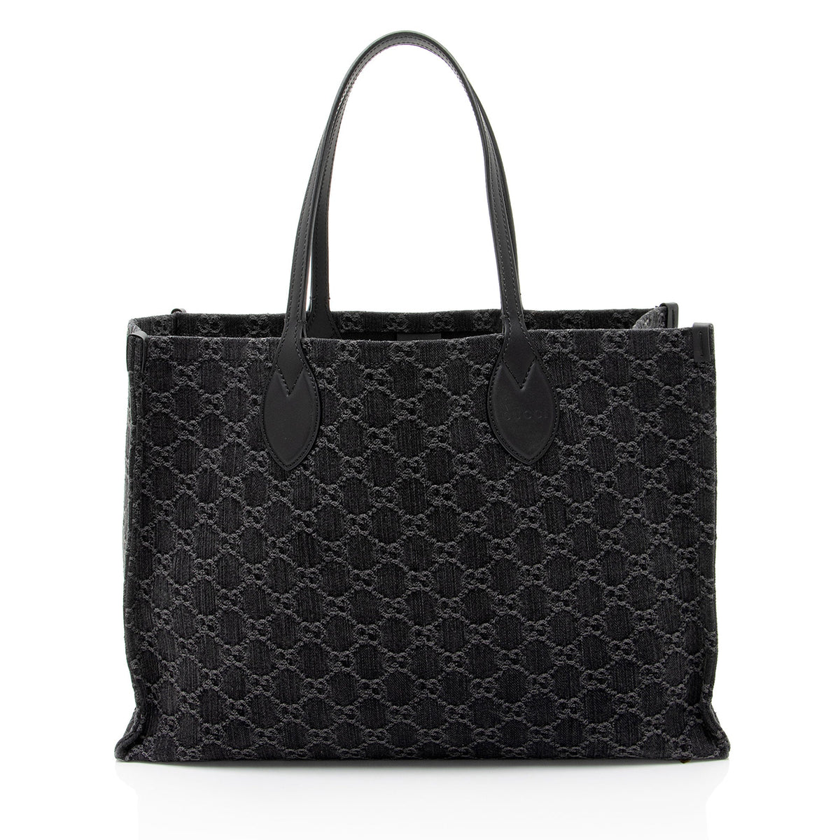 Gucci GG Denim Ophidia Large Tote