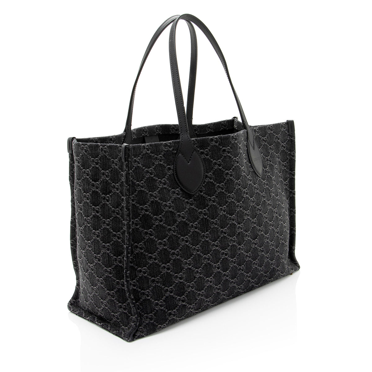 Gucci GG Denim Ophidia Large Tote