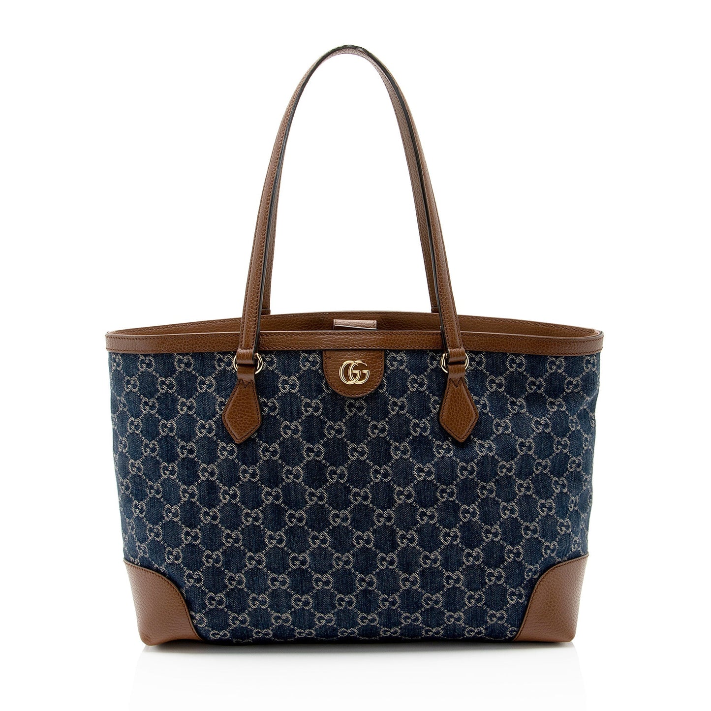 Gucci GG Denim Ophidia Medium Tote (SHF-YdRSNY)