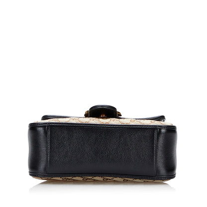 Gucci GG Marmont Canvas Satchel (SHG-vWcX1V)