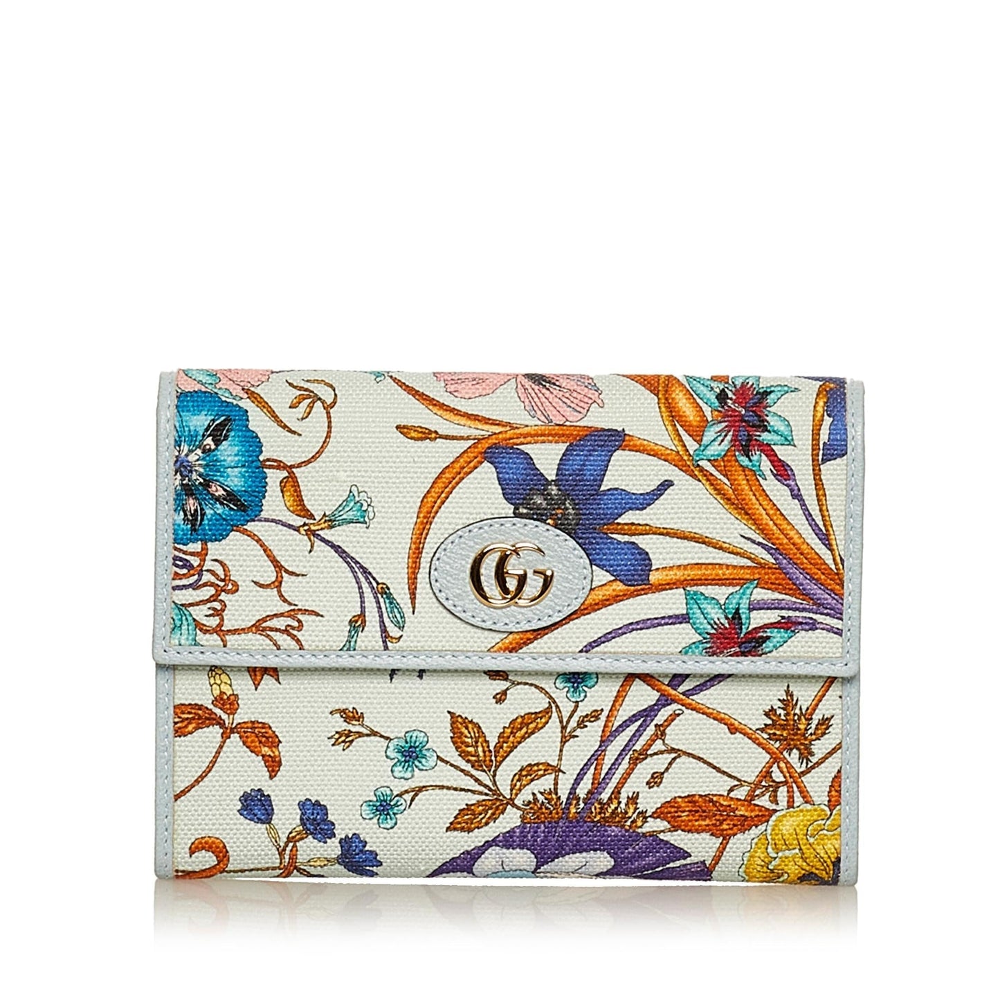 Gucci GG Marmont Flora Canvas Small Wallet