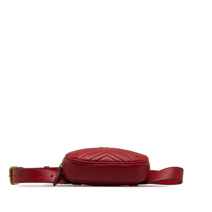 Gucci GG Marmont Matelasse Belt Bag (SHG-p7RawW)