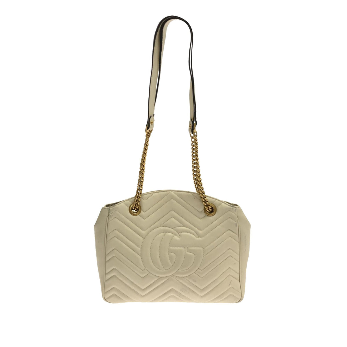 Gucci GG Marmont Matelasse Chain Tote (SHG-iMHDhJ)