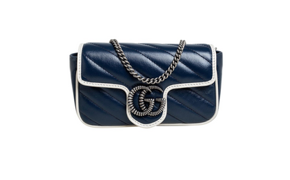 GUCCI GG MARMONT MINI CALFSKIN TORCHON BAG