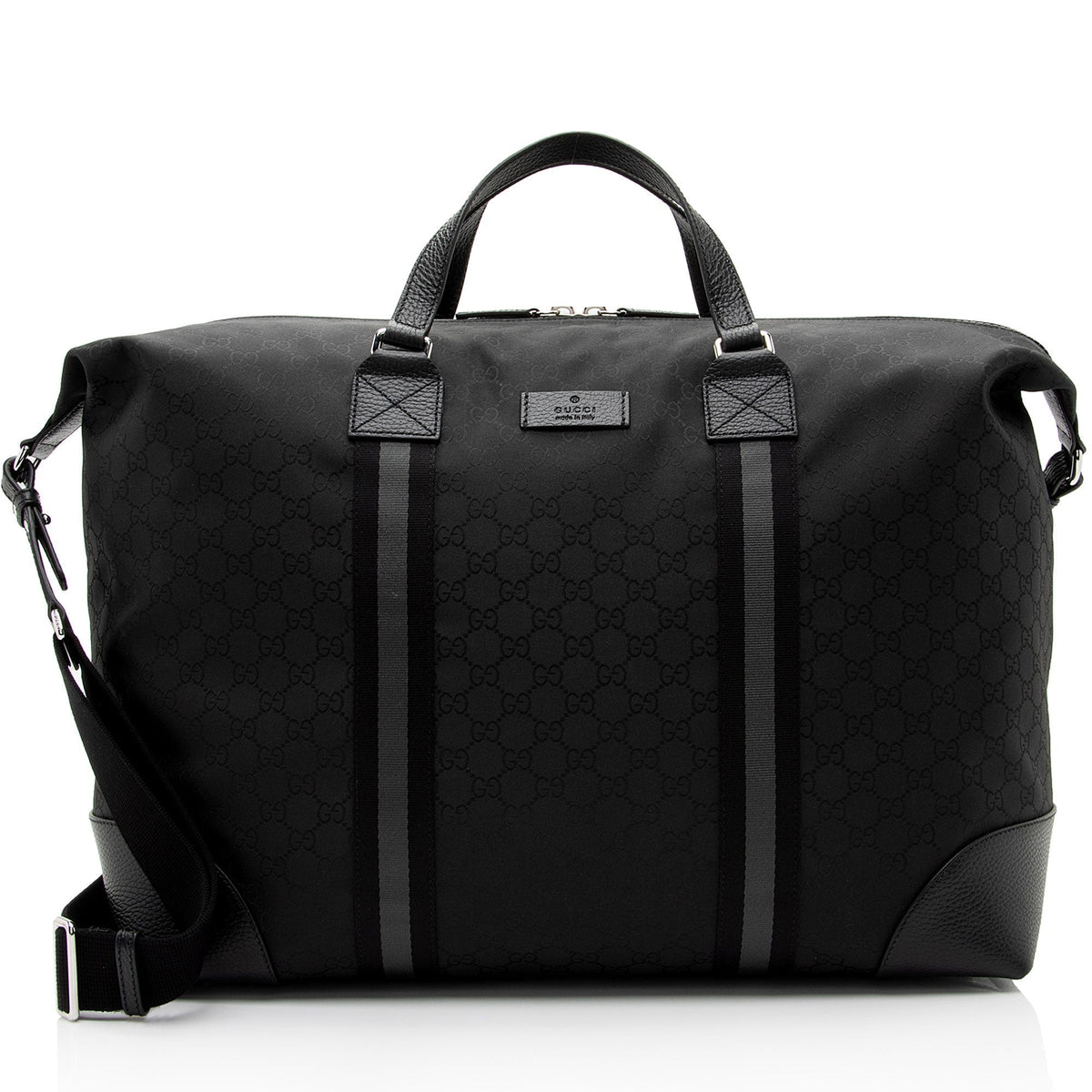 Gucci GG Nylon Travel Duffle Bag (SHF-EZRm68)