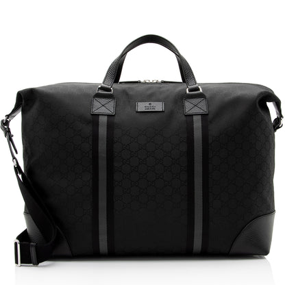 Gucci GG Nylon Travel Duffle Bag (SHF-EZRm68)