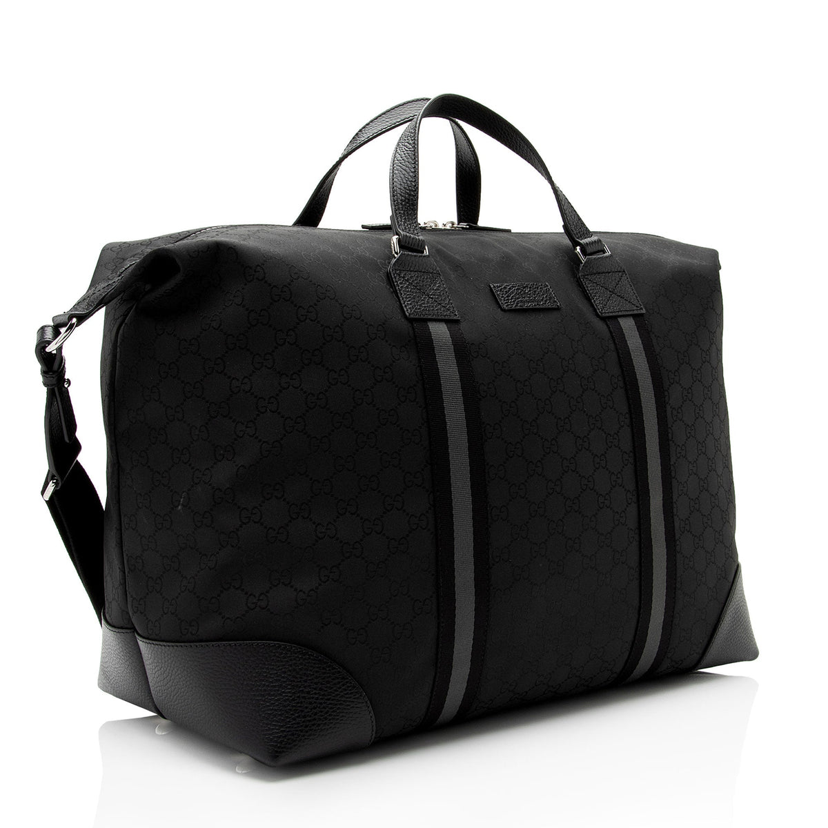 Gucci GG Nylon Travel Duffle Bag (SHF-EZRm68)