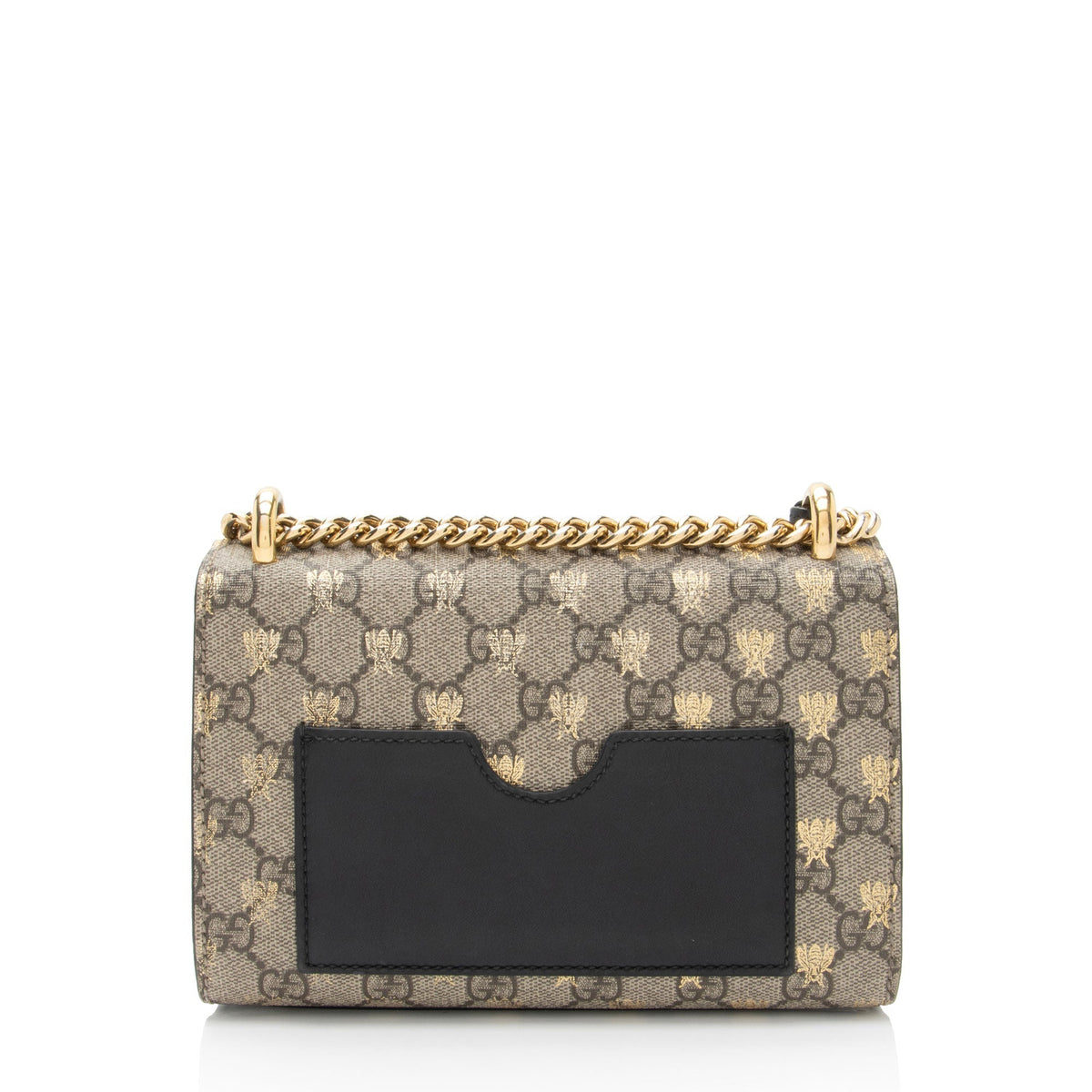 Gucci GG Supreme Bee Padlock Small Shoulder Bag (SHF-JaFqOf)