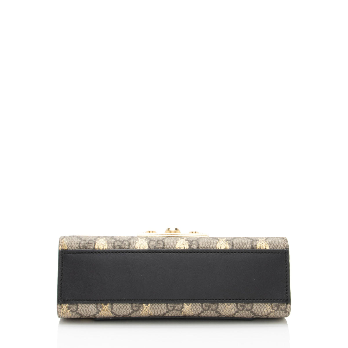Gucci GG Supreme Bee Padlock Small Shoulder Bag (SHF-JaFqOf)