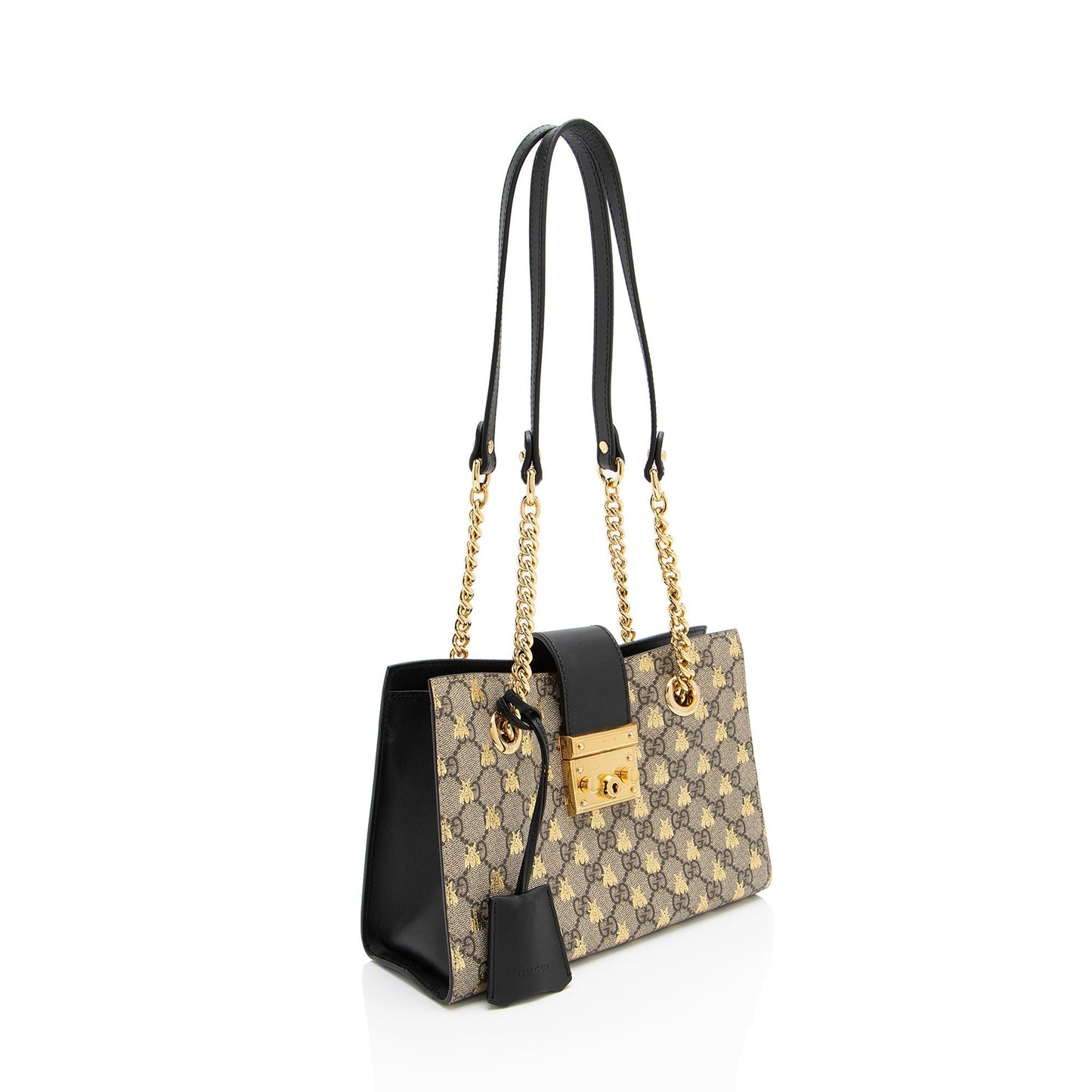 Gucci GG Supreme Bees Padlock Small Tote