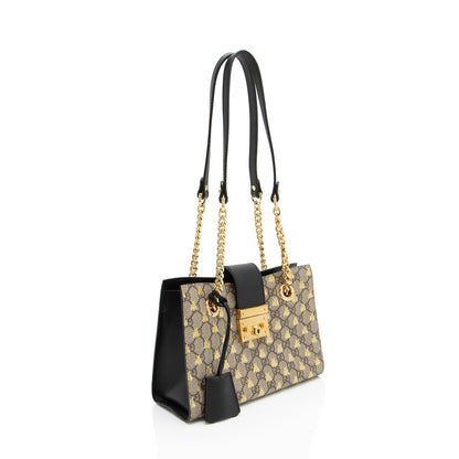 Gucci GG Supreme Bees Padlock Small Tote
