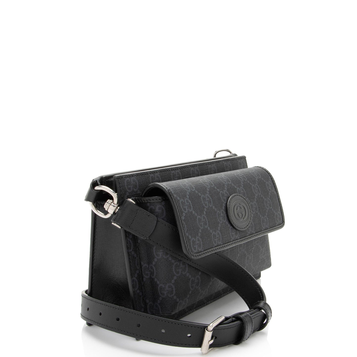 Gucci GG Supreme Flap Pocket Belt Bag