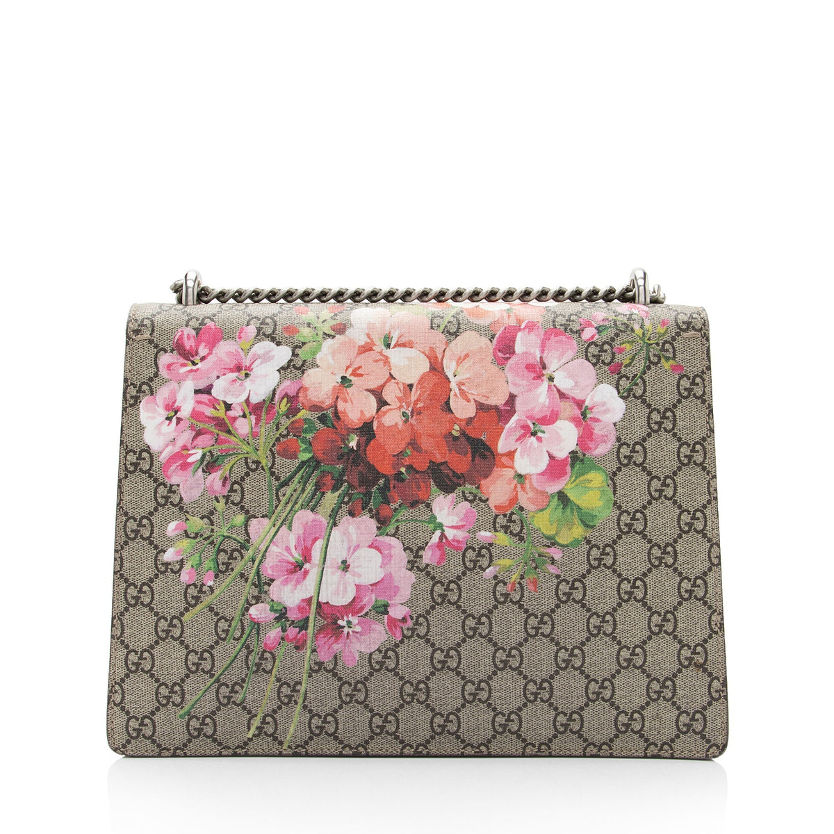 Gucci GG Supreme Blooms Dionysus Medium Shoulder Bag (SHF-JPWNlE)