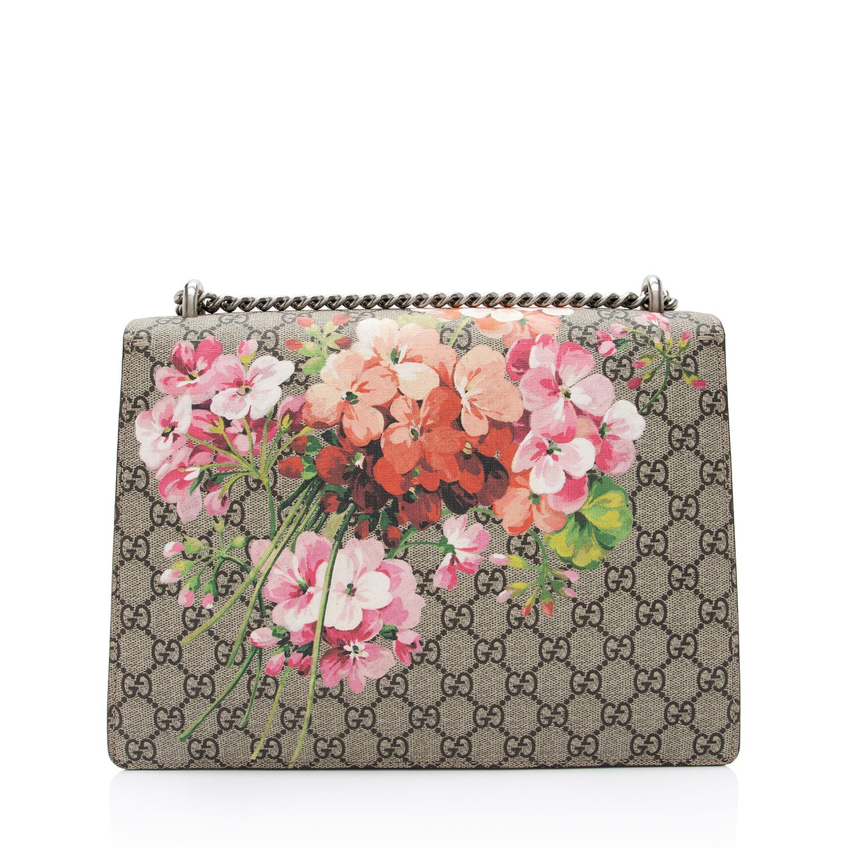 Gucci GG Supreme Blooms Dionysus Medium Shoulder Bag (SHF-GbJW2P)