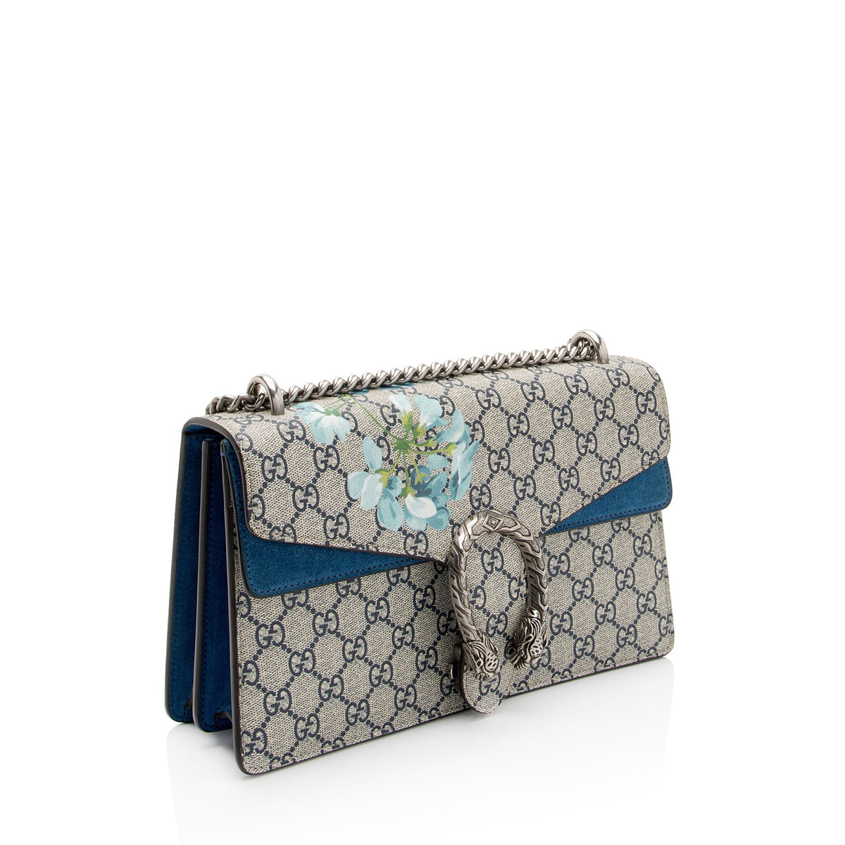 Gucci GG Supreme Blooms Dionysus Small Shoulder Bag (SHF-X2N0d4)