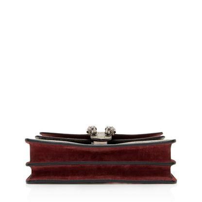 Gucci GG Supreme Blooms Dionysus Small Shoulder Bag (SHF-72Z9Ik)