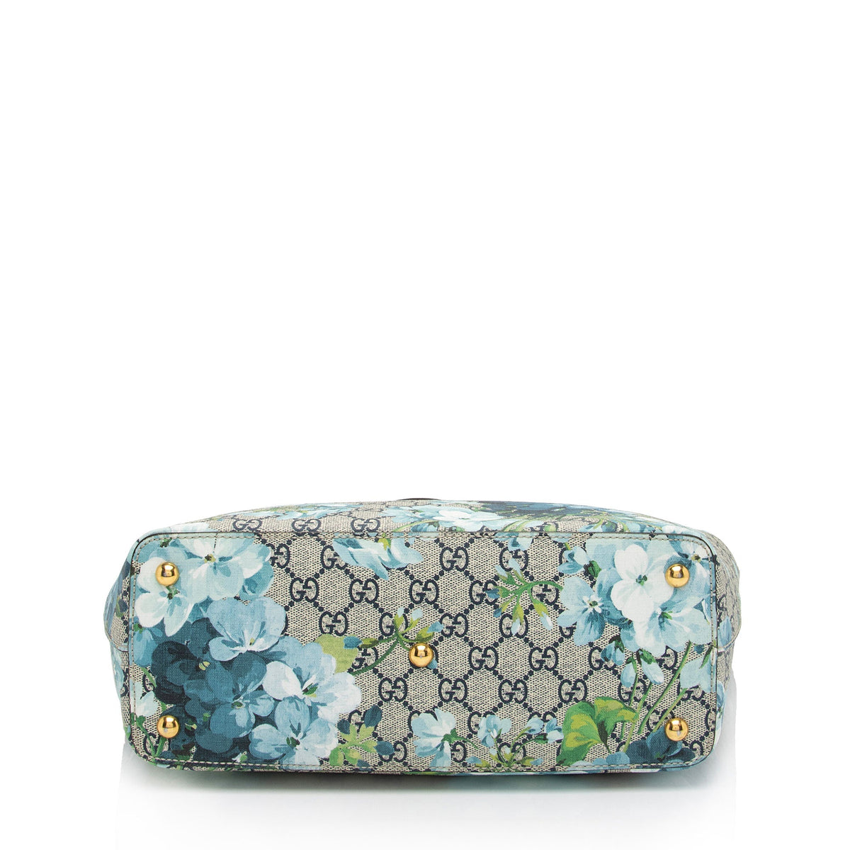 Gucci GG Supreme Blooms Large Zip Tote (SHF-qDfhoQ)