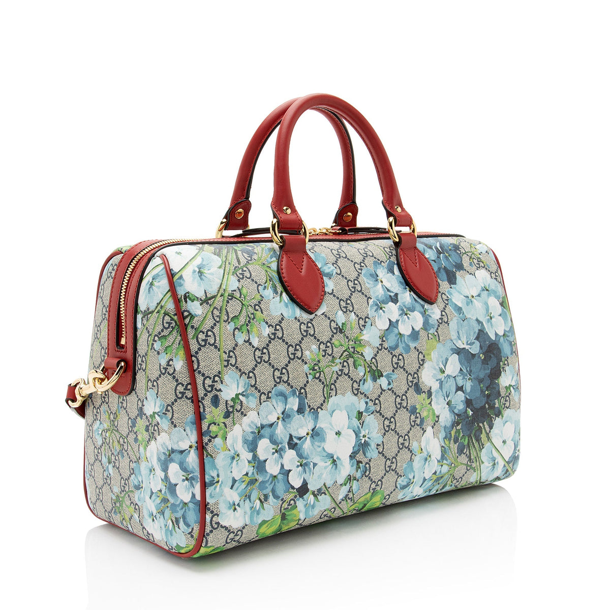 Gucci GG Supreme Blooms Medium Boston Bag (SHF-XceVYh)