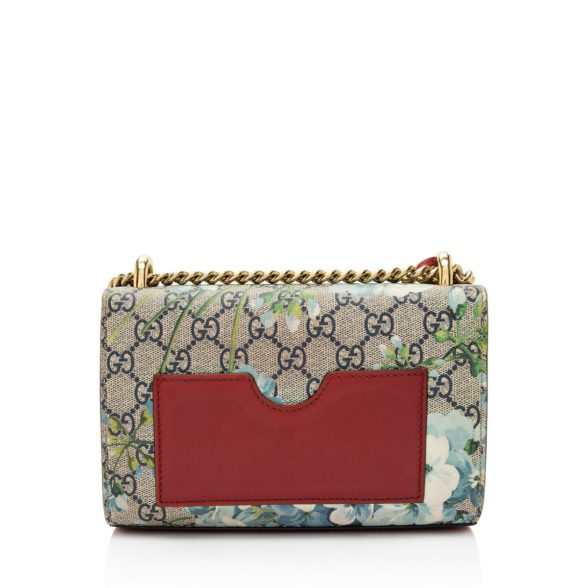 Gucci GG Supreme Blooms Padlock Small Shoulder Bag (SHF-aRDxaC)