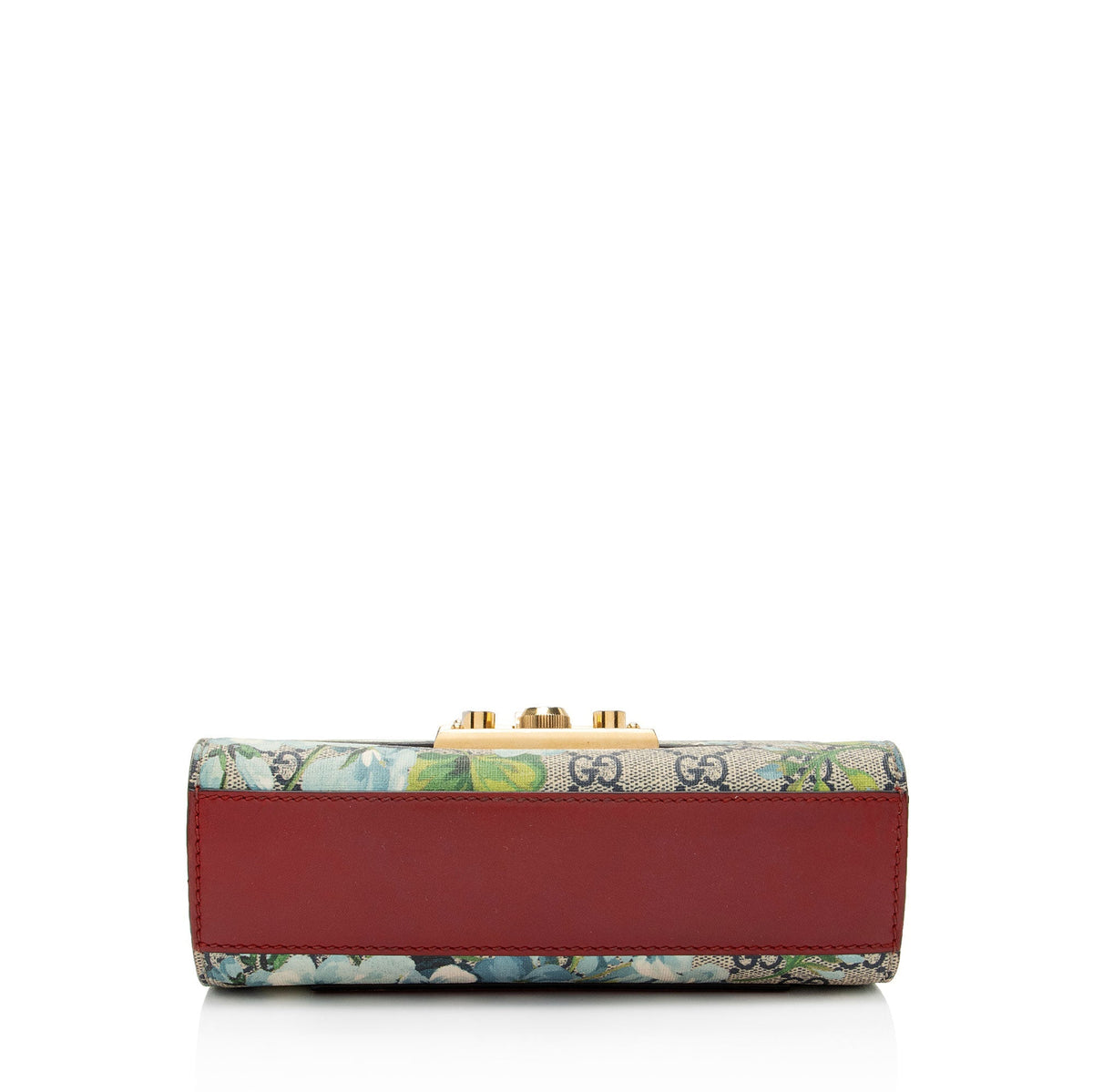 Gucci GG Supreme Blooms Padlock Small Shoulder Bag (SHF-aRDxaC)