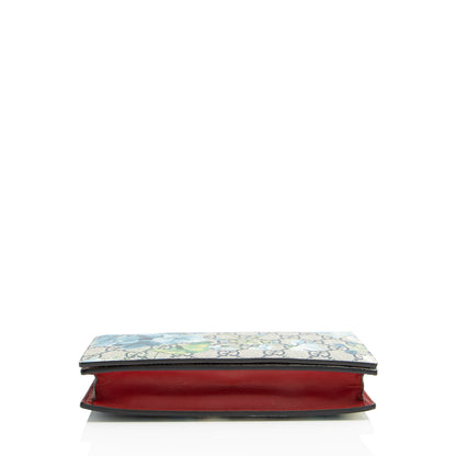 Gucci GG Supreme Blooms Wallet on Chain