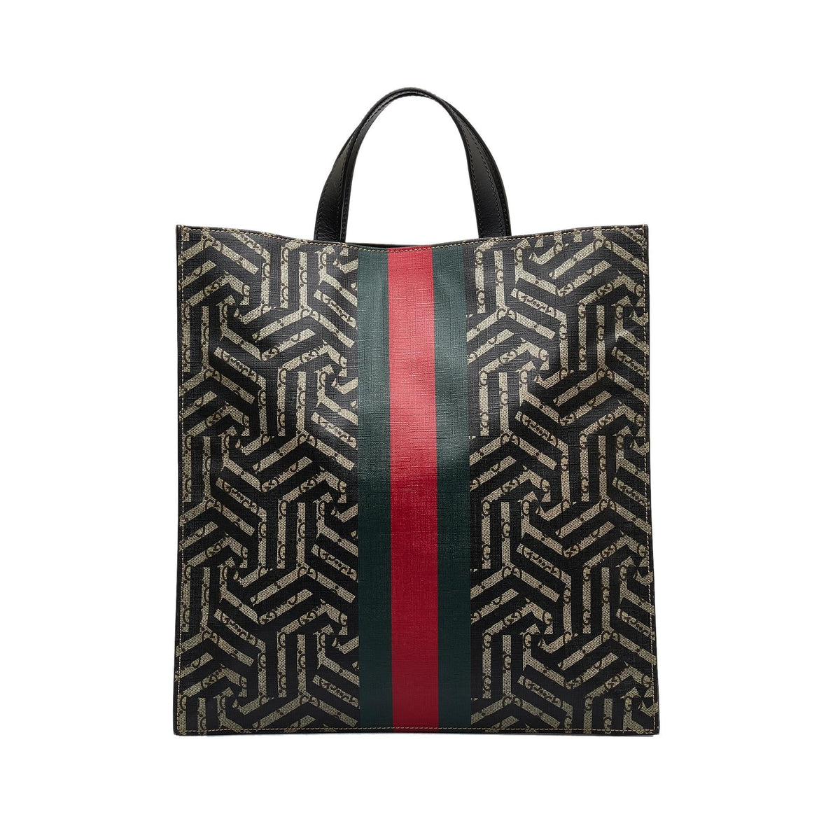 Gucci GG Supreme Caleido Web Tote Bag (SHG-BvZdHT)