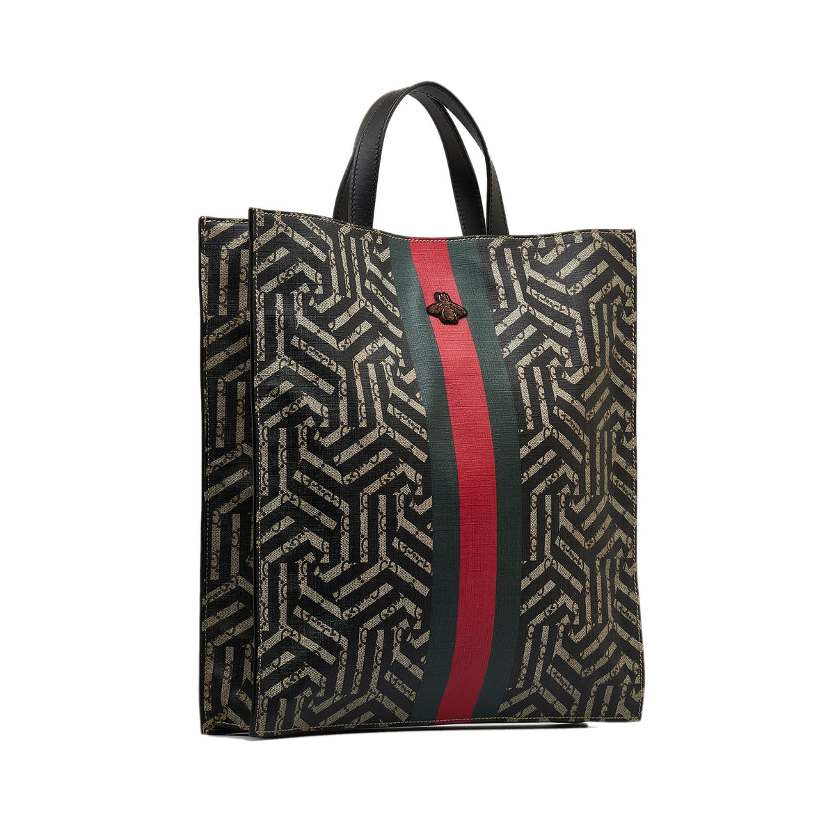 Gucci GG Supreme Caleido Web Tote Bag (SHG-BvZdHT)