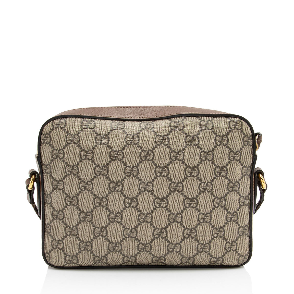 Gucci GG Supreme Calfskin Horsebit 1955 Small Shoulder Bag (SHF-BWc4W6)
