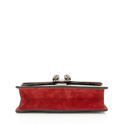 Gucci GG Supreme Crystal Dionysus Small Shoulder Bag (SHF-ILehqS)