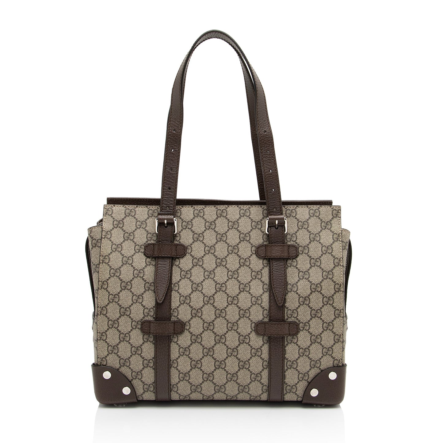 Gucci GG Supreme Buckle Small Tote (SHF-2EWGYl)