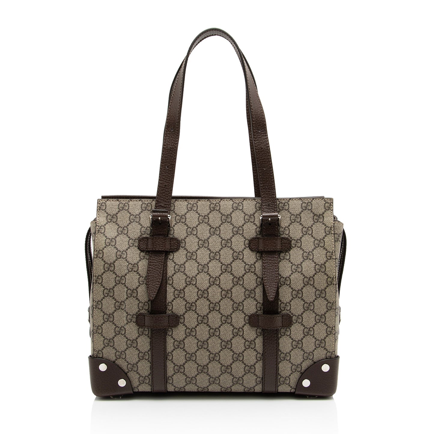 Gucci GG Supreme Buckle Small Tote (SHF-2EWGYl)