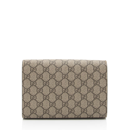 Gucci GG Supreme Dionysus Chain Wallet (SHF-YNAgZy)