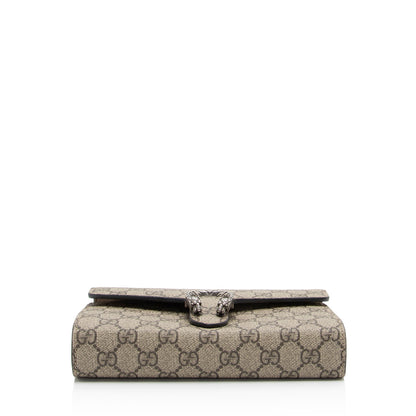 Gucci GG Supreme Dionysus Chain Wallet (SHF-YNAgZy)