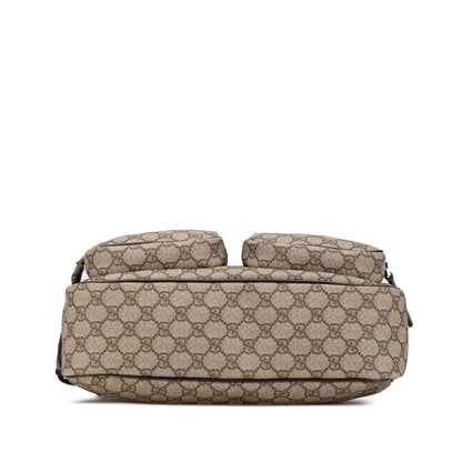 Gucci GG Supreme Double Pocket Crossbody