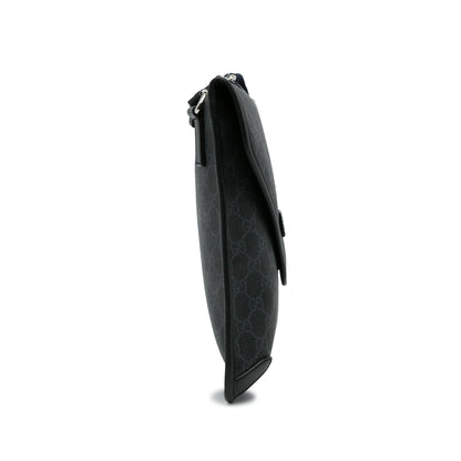 Gucci GG Supreme Envelope Web Crossbody Bag (SHG-CvyQ7p)