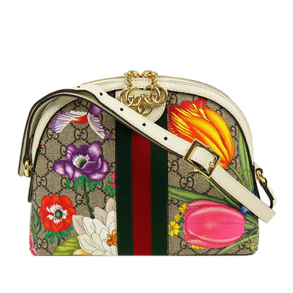 Gucci GG Supreme Flora Ophidia Dome Small