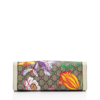 Gucci GG Supreme Flora Padlock Small Tote (SHF-39l0R6)