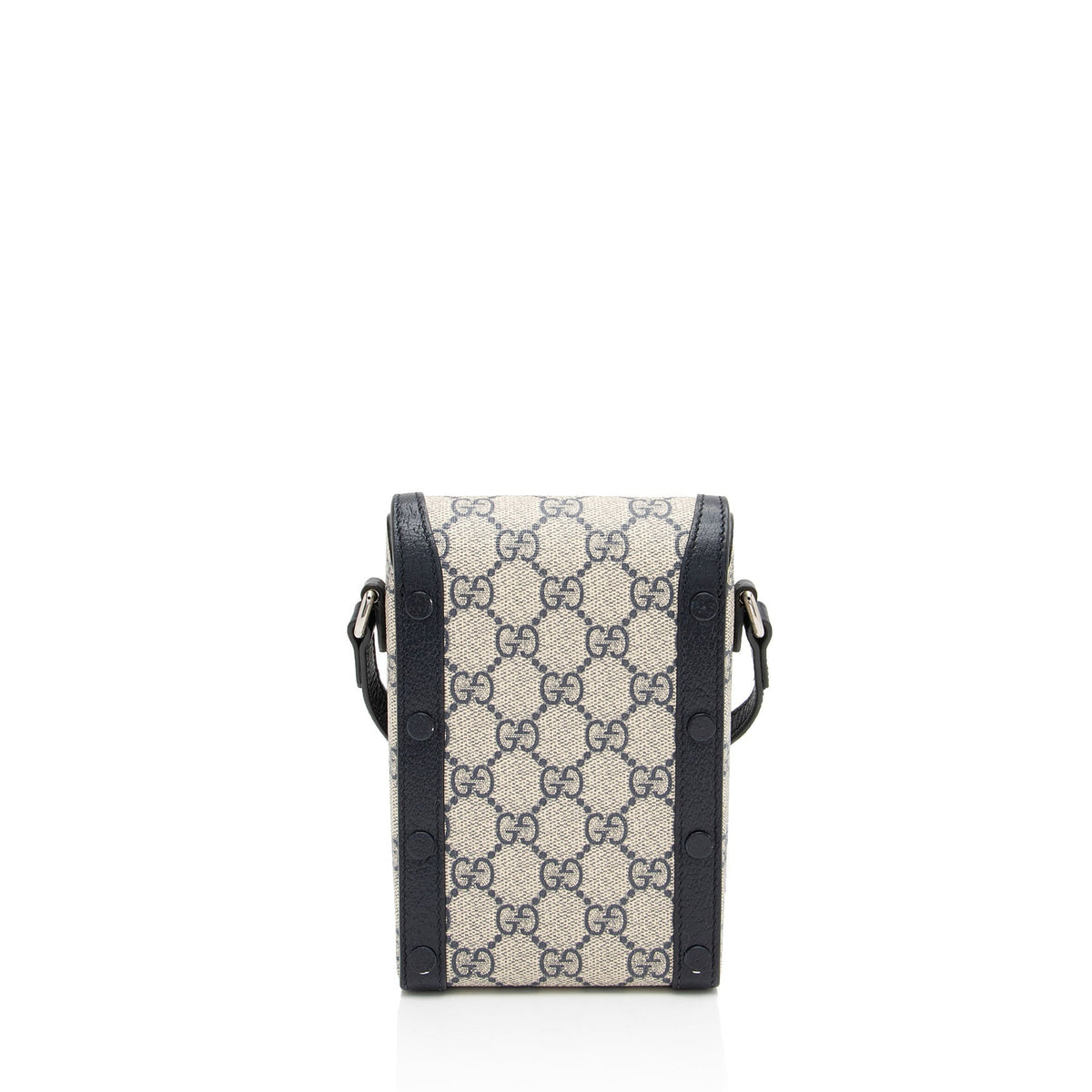 Gucci GG Supreme Horsebit 1955 Vertical Mini Shoulder Bag (SHF-QFKbub)
