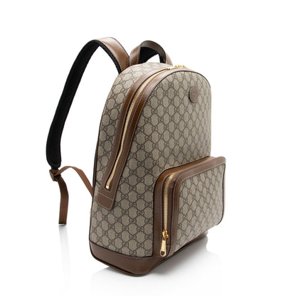Gucci GG Supreme Interlocking G Backpack (SHF-KhISQT)