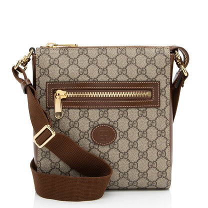 Gucci GG Supreme Interlocking G Messenger (SHF-WkgN3A)