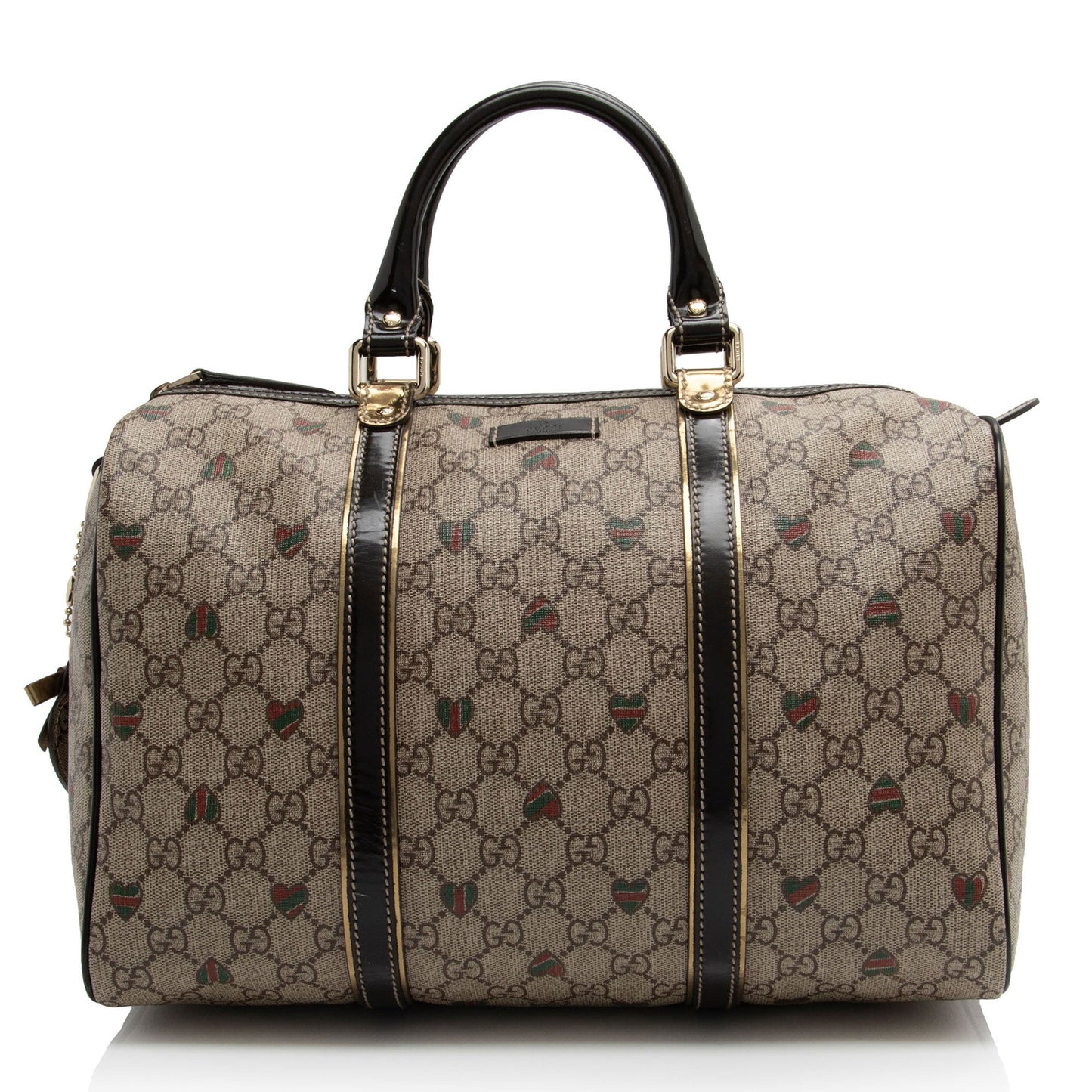 Gucci GG Supreme Tattoo Hearts Joy Boston Bag (SHF-H1LsWc)