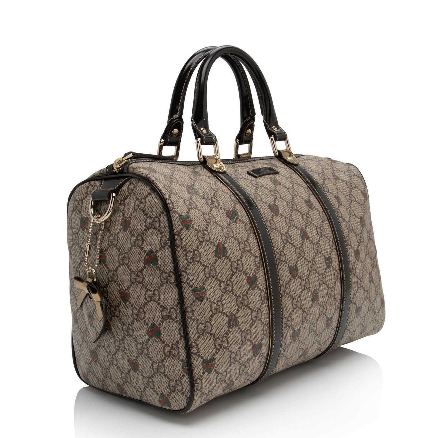 Gucci GG Supreme Tattoo Hearts Joy Boston Bag (SHF-H1LsWc)