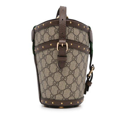 Gucci GG Supreme Mini Hat Case Satchel (SHG-3ngRUE)
