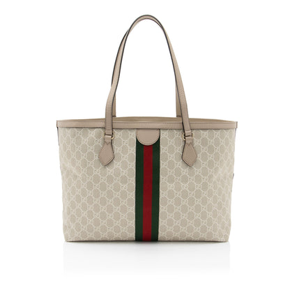 Gucci GG Supreme Ophidia Medium Shopping Tote (SHF-BYTaJV)