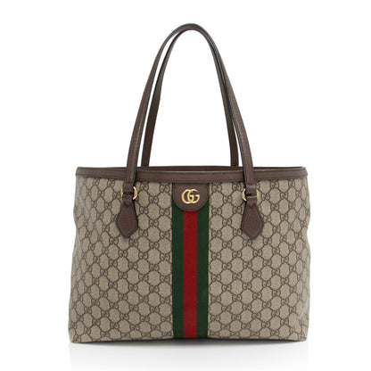 Gucci GG Supreme Ophidia Medium Shopping Tote (SHF-E1rgYn)