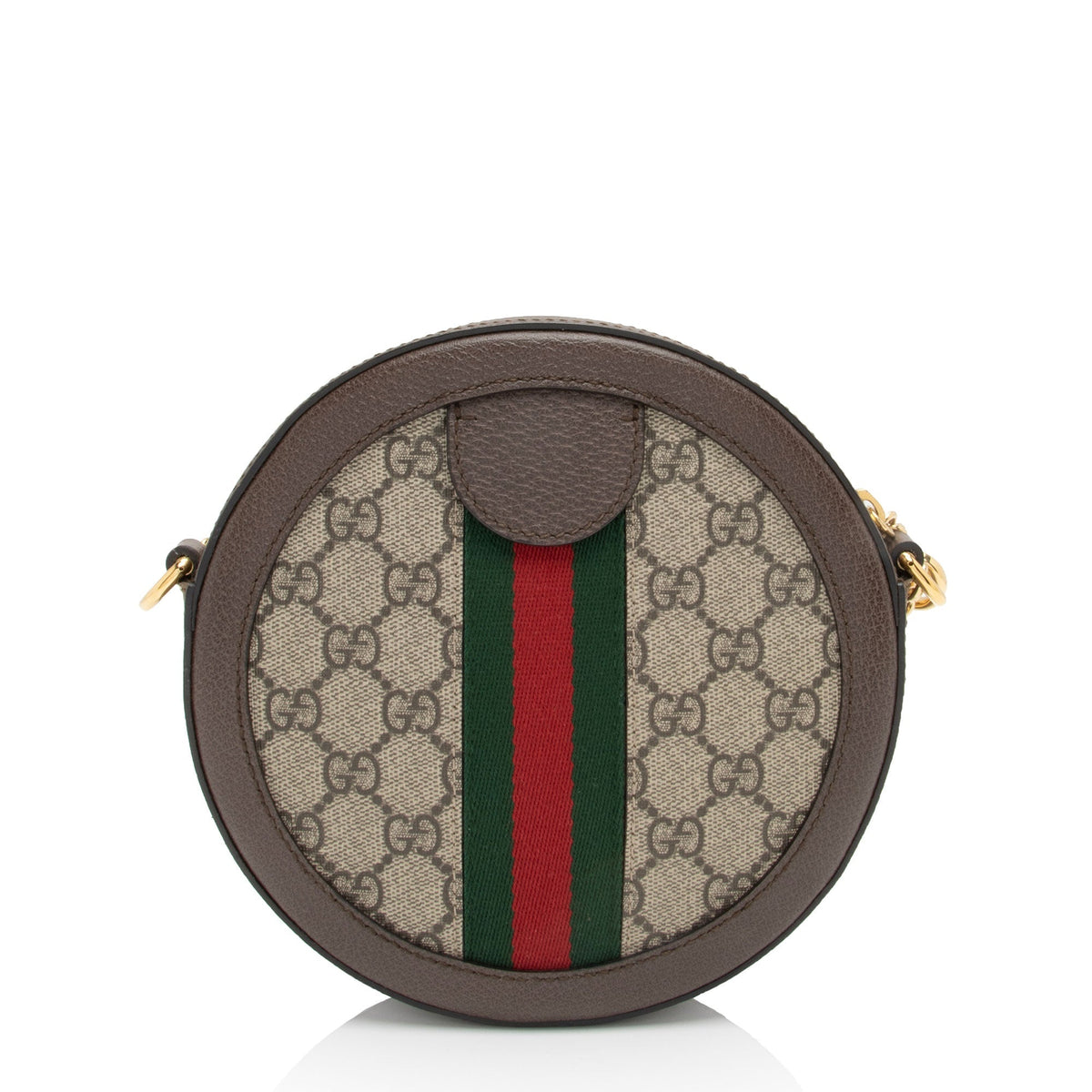 Gucci GG Supreme Ophidia Round Mini Shoulder Bag (SHF-nhYXSB)